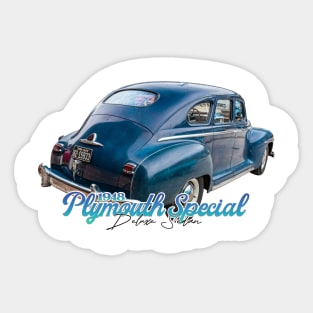 1948 Plymouth Special Deluxe Sedan Sticker